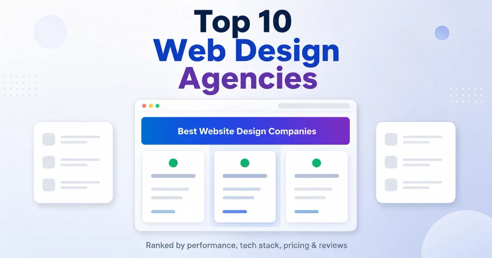 Best Website Design Companies in 2026: Top 10 Agencies Compared