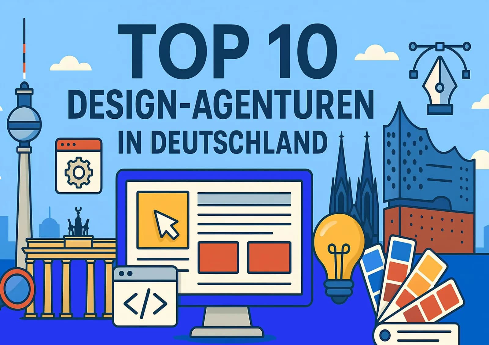 Deutschlands führende Top 10 Webdesign-Agenturen im Überblick