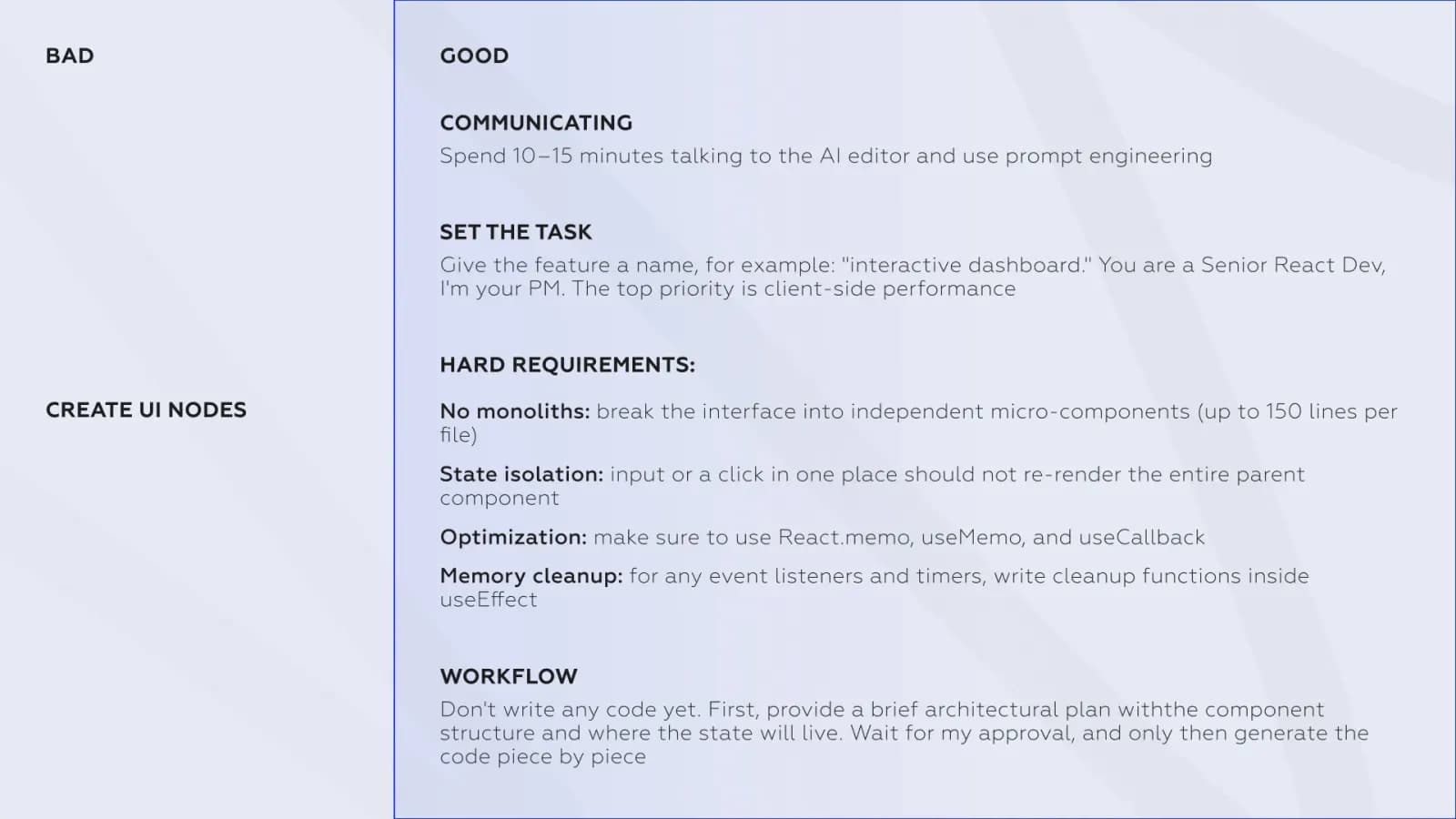 Thinking like a product manager before prompting an AI coding agent