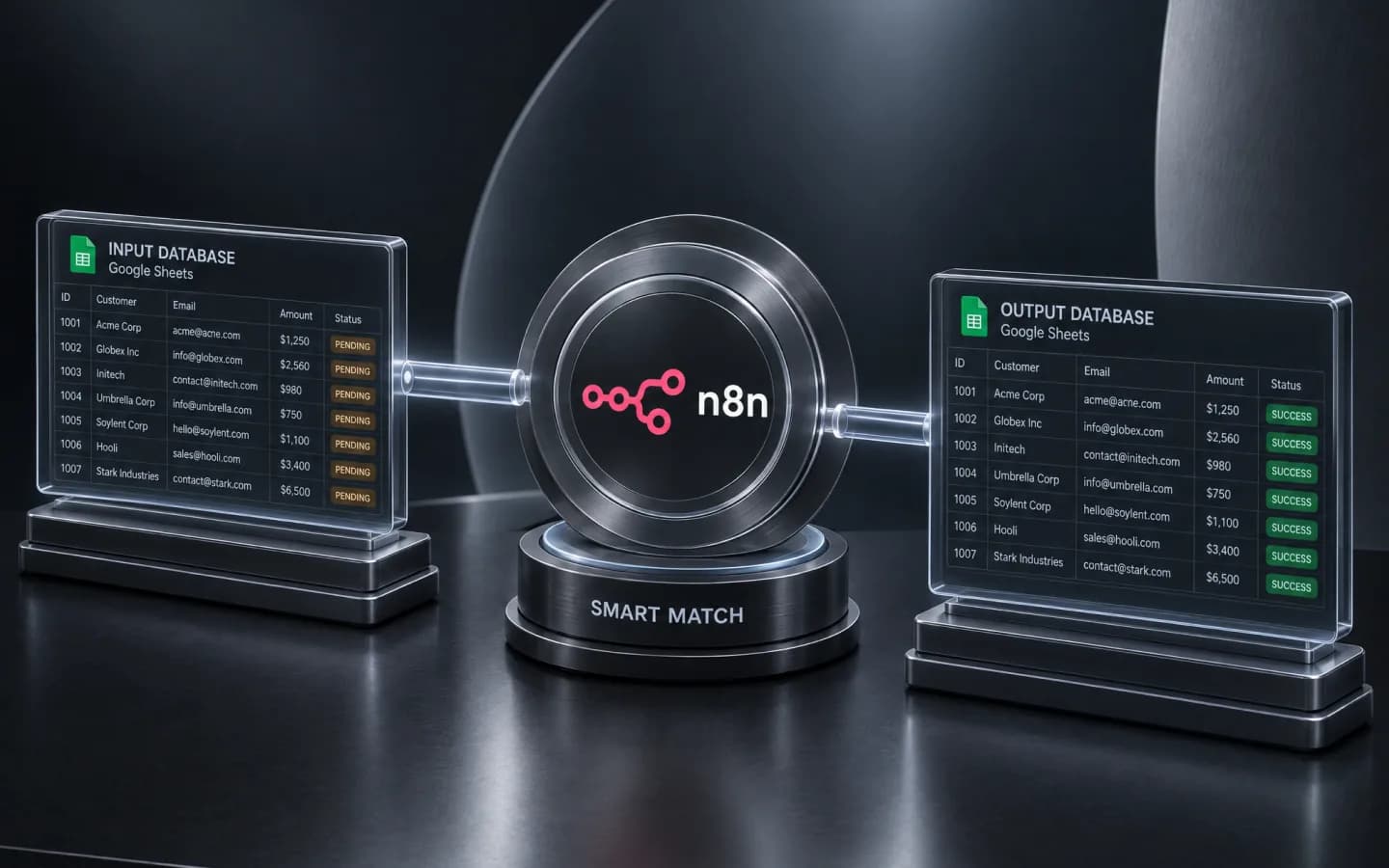 n8n-Automation zum Abgleich von CPD-Quell- und Zieltabellen