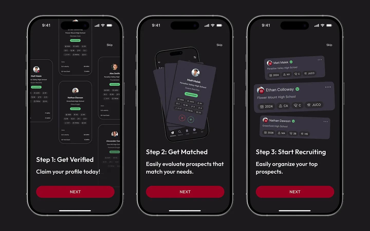 SportsForce-Onboarding: Get Verified, Get Matched, Start Recruiting